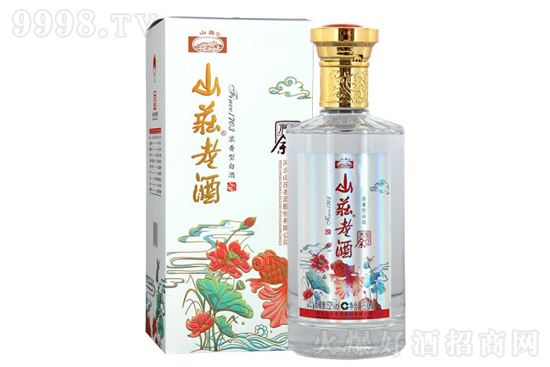 ɽ�f�Ͼƺͺ����� 52��500ml ���Zʳ�����͸߶Ȱ׾ƃr(ji��)�񣬶����X��