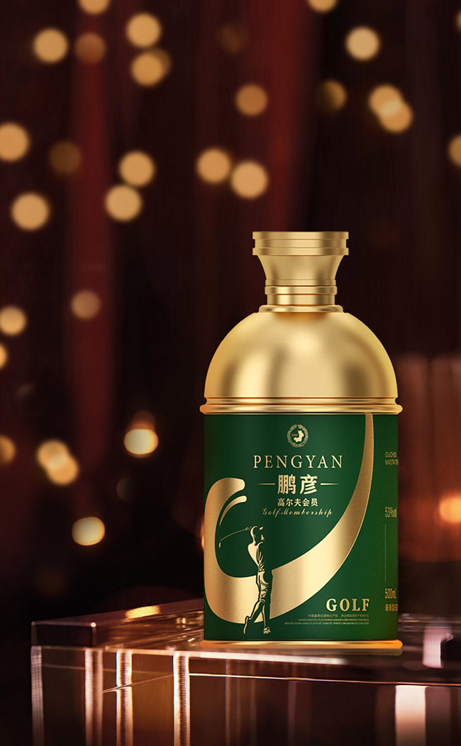 鵬彥高爾夫會員酒醬香型白酒【53°500ml】