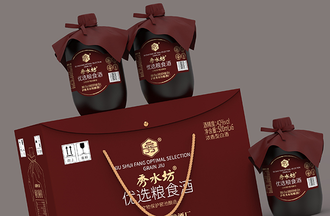 秀水坊優(yōu)選糧食酒濃香型【42度500ml】