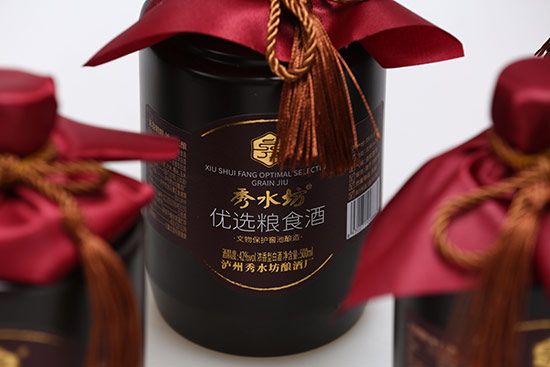 秀水坊優(yōu)選糧食酒濃香型【42度500ml】