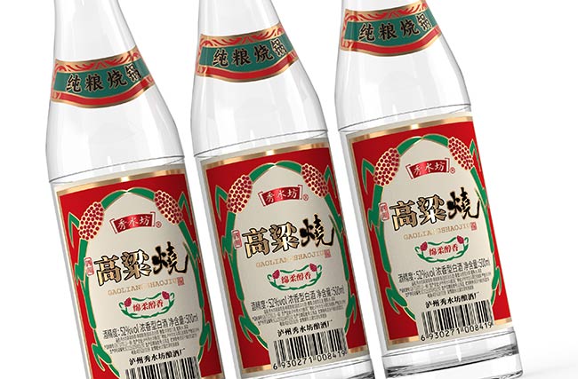 秀水坊四川高梁燒酒 濃香型【42°52°500ml×12】