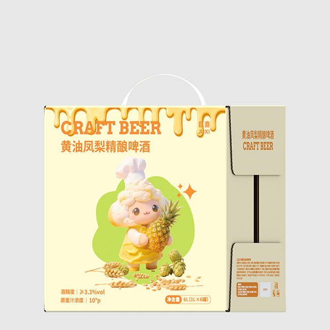 巨喜黃油鳳梨精釀啤酒【10° 1L】
