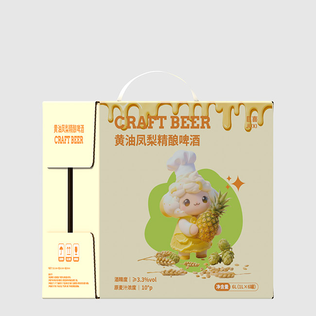 巨喜黃油鳳梨精釀啤酒【10° 1L】