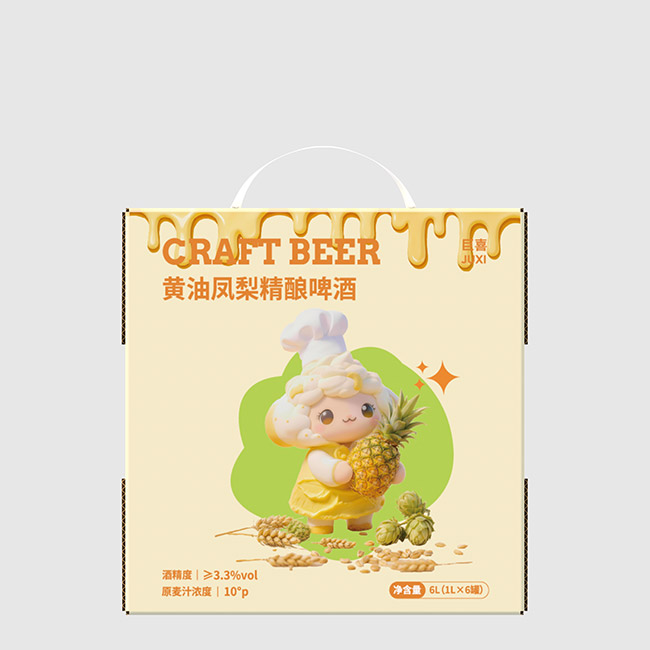 巨喜黃油鳳梨精釀啤酒【10° 1L】