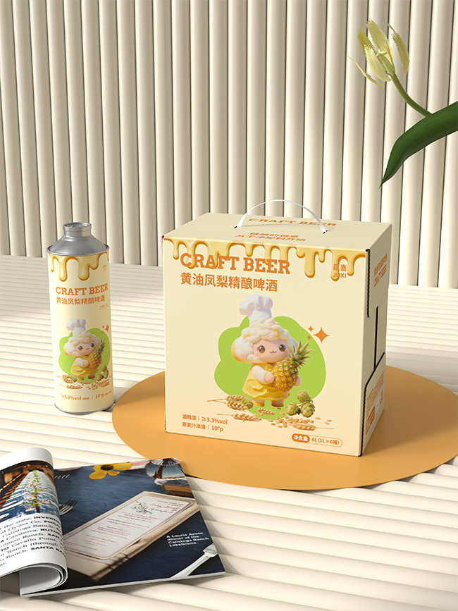 巨喜黃油鳳梨精釀啤酒【10° 1L】