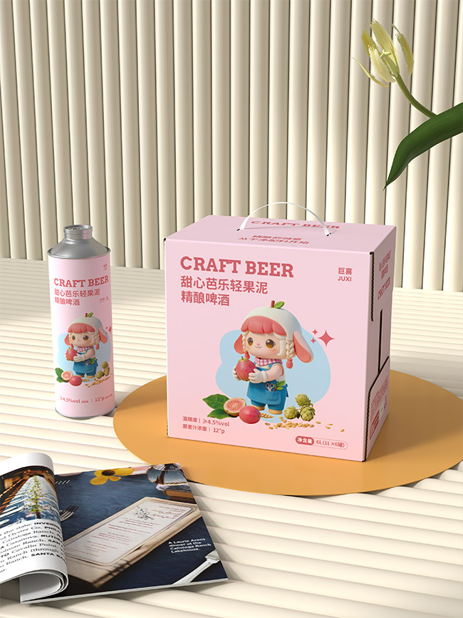 巨喜甜心芭樂輕果泥精釀啤酒【12° 1L】