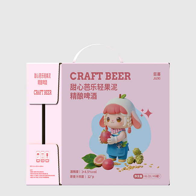 巨喜甜心芭樂輕果泥精釀啤酒【12° 1L】