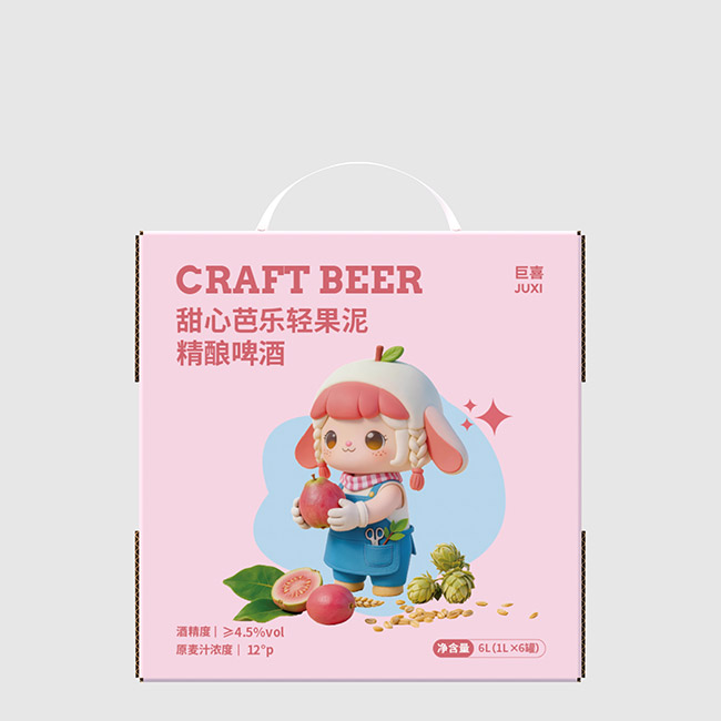 巨喜甜心芭樂輕果泥精釀啤酒【12° 1L】