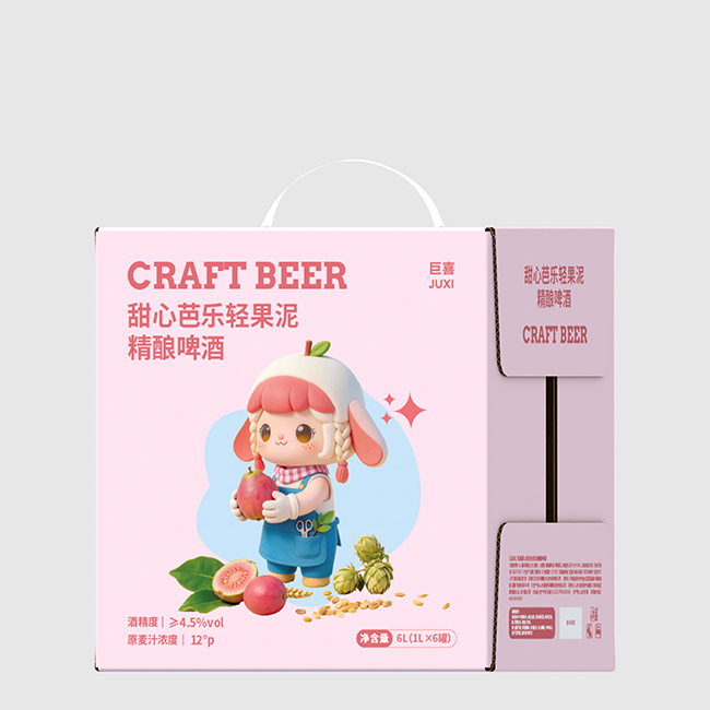 巨喜甜心芭樂輕果泥精釀啤酒【12° 1L】