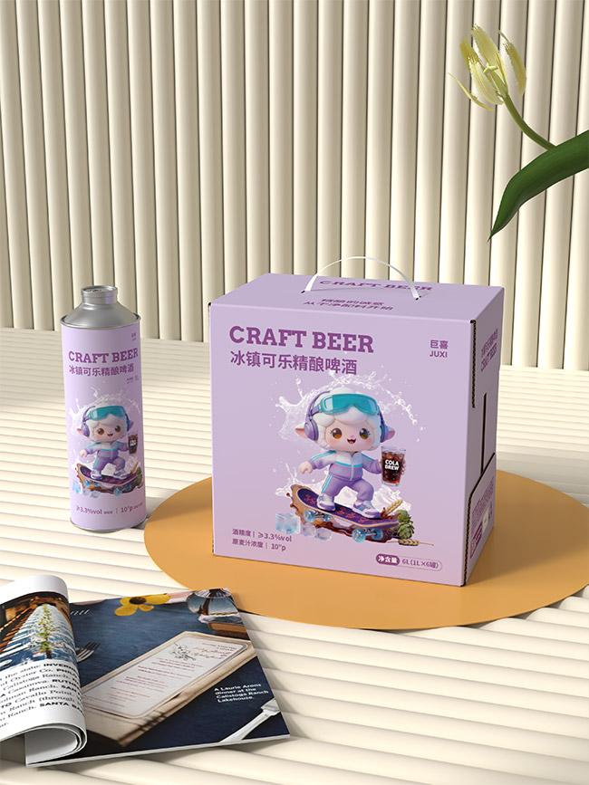 巨喜冰鎮(zhèn)可樂精釀啤酒【10° 1L】